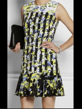 Peter Pilotto For Target Floral Shift Ruffle Mini Dress